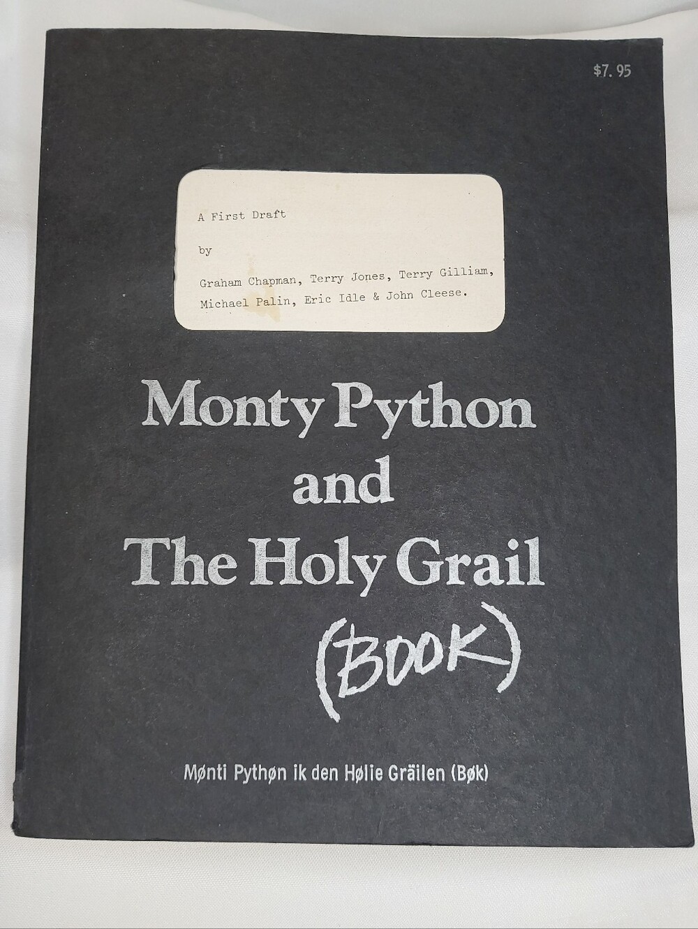 Vintage Monty Python Holy Grail Book